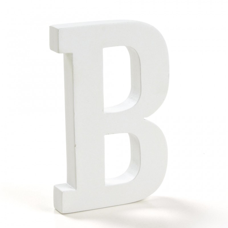 Letra madera b