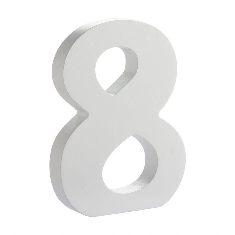 Numero madera 8