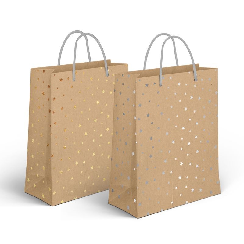 Bolsa papel m estrellas 2c