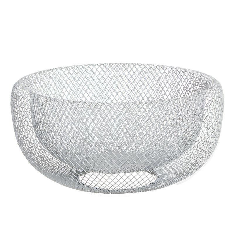 Frutero metal blanco