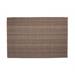 Mantel individual efecto metalico champagne