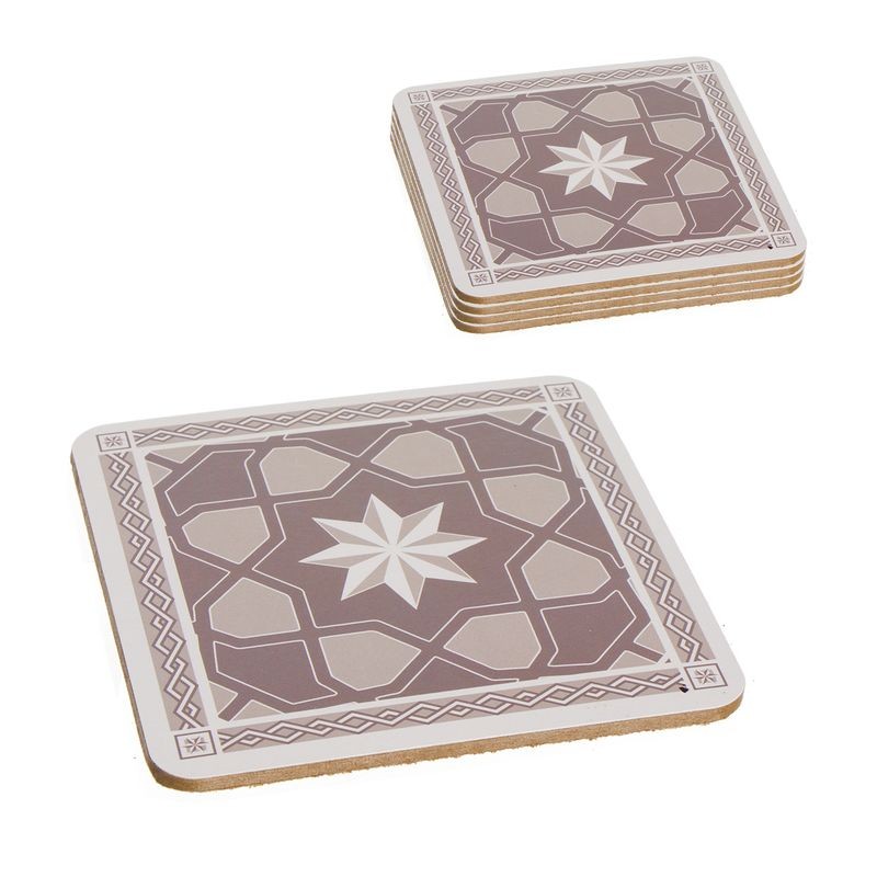 Posavasos corcho hidraulico juego de 4 unidades