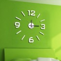 Reloj pared adhesivo blanco