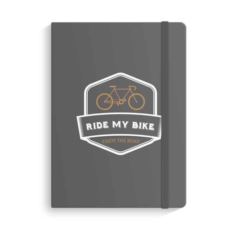 Libreta con goma l bici