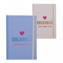 Libreta con goma l love mamá 2c