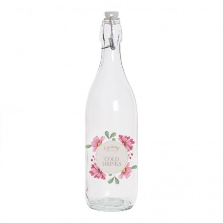 Botella 1l. floral market