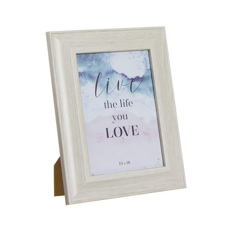 Portafotos 13x18 oro blanco playa