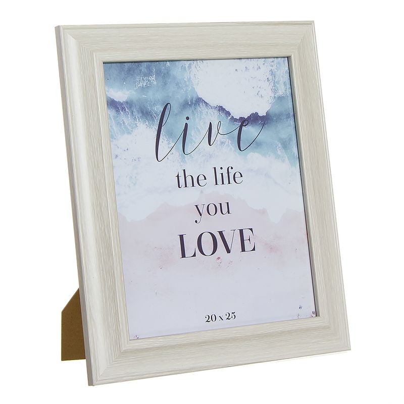 Portafotos 20x25 oro blanco playa