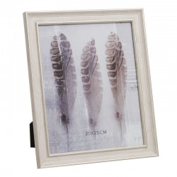 Portafotos ps 20x25 pluma blanco