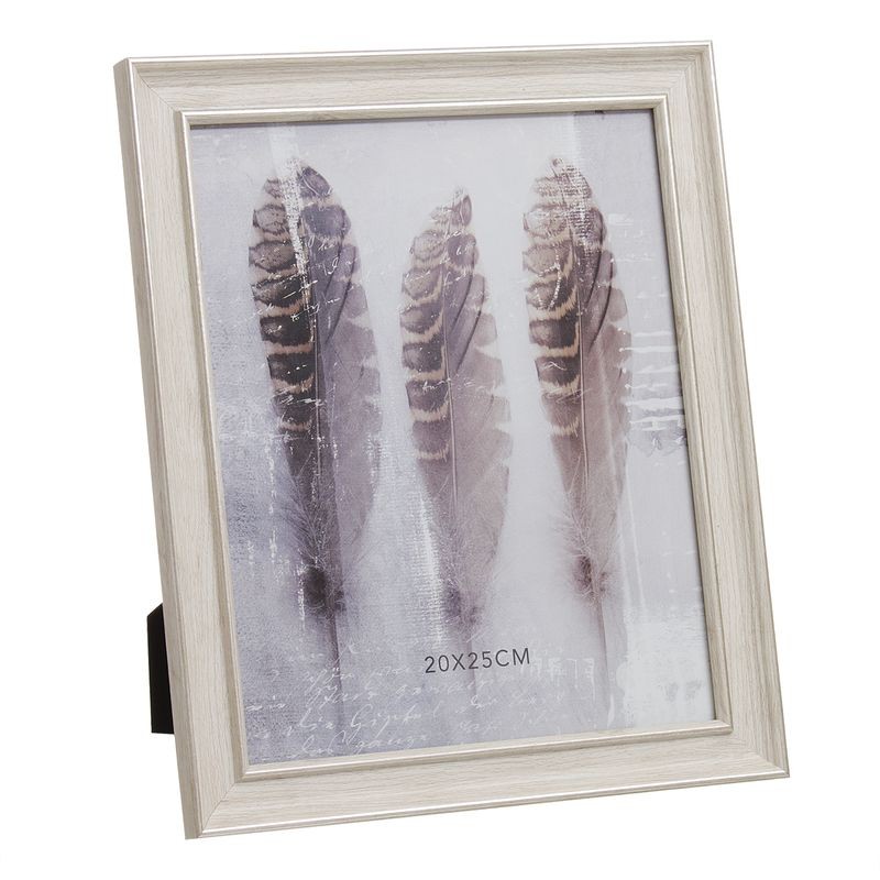 Portafotos ps 20x25 pluma blanco