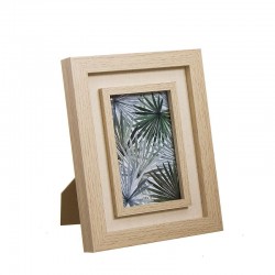 Portafotos 10x15 doble marco hojas