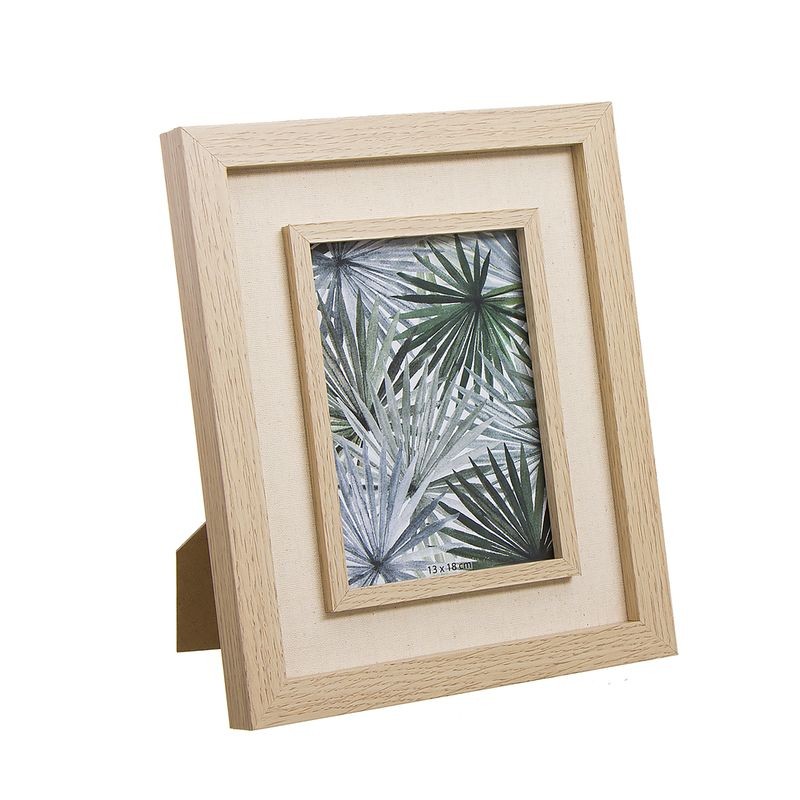 Portafotos 13x18 doble marco hojas