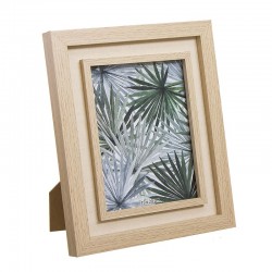 Portafotos 15x20 doble marco hojas