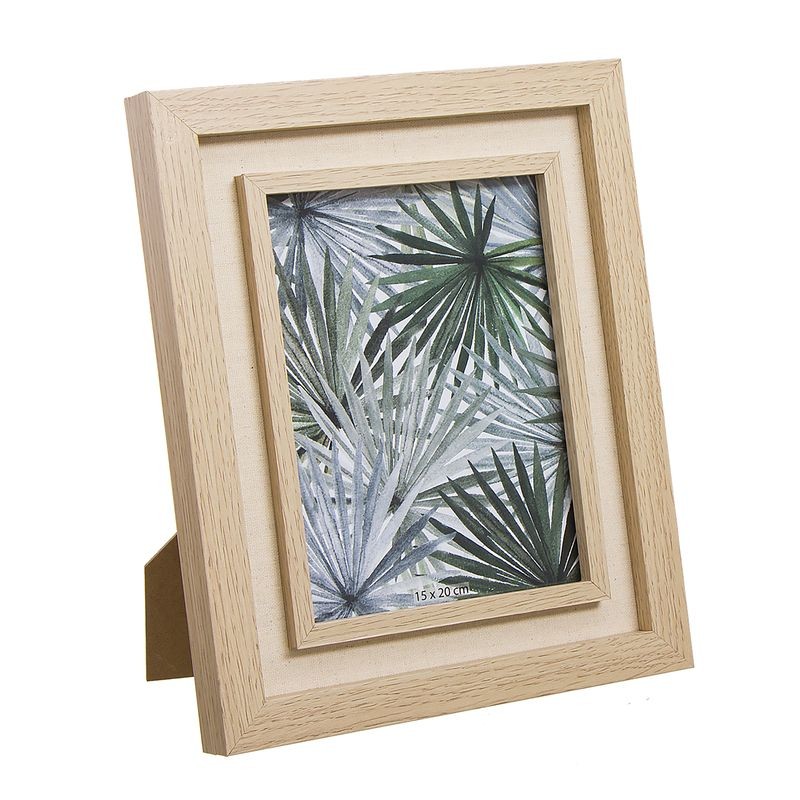 Portafotos 15x20 doble marco hojas