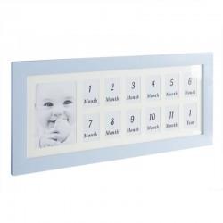 Portafotos ps multiple bebe azul