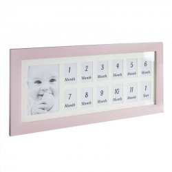 Portafotos ps multiple bebe rosa