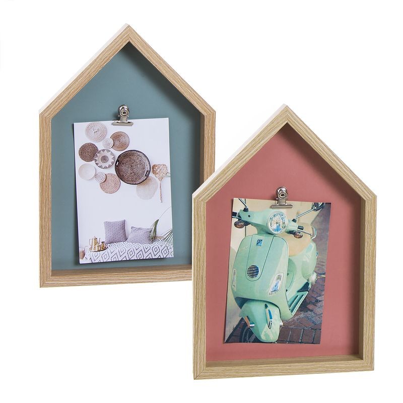 Panel portaf. con clip individual casa