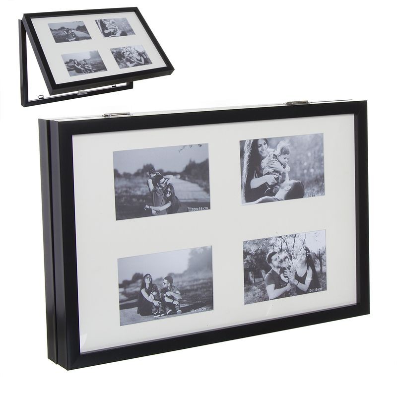 Tapa contador multif. 48x32 negro