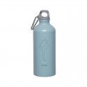 Botella aluminio 600ml yoga azul