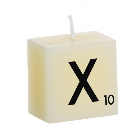 Vela letra x