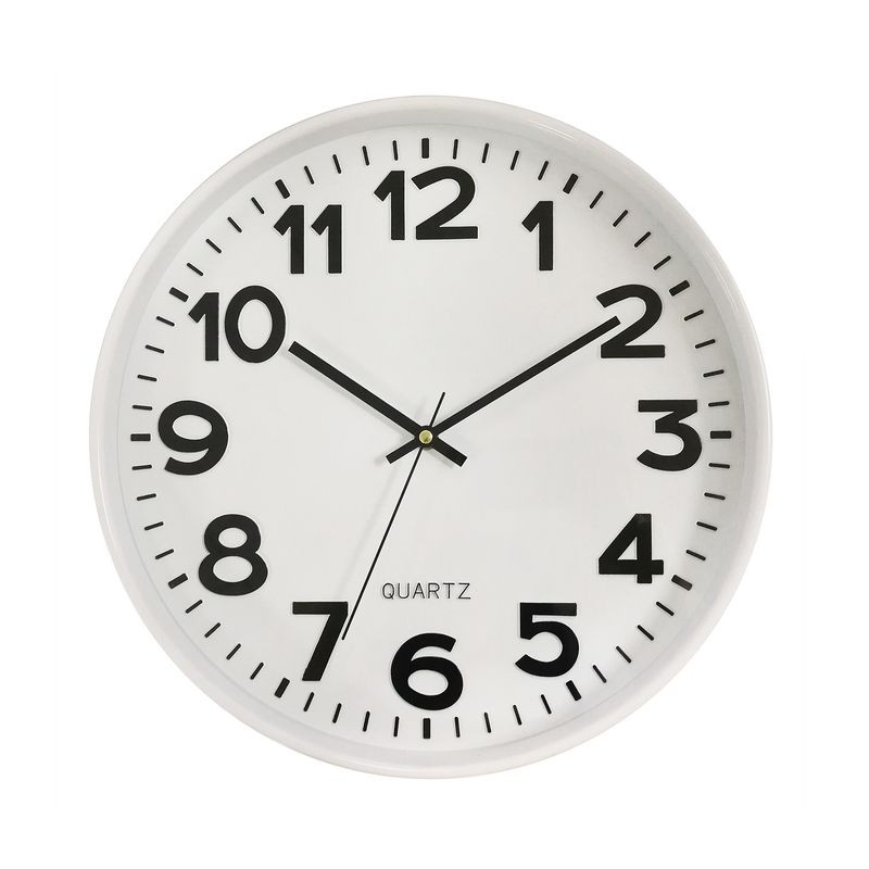 Reloj pared 35cm blanco