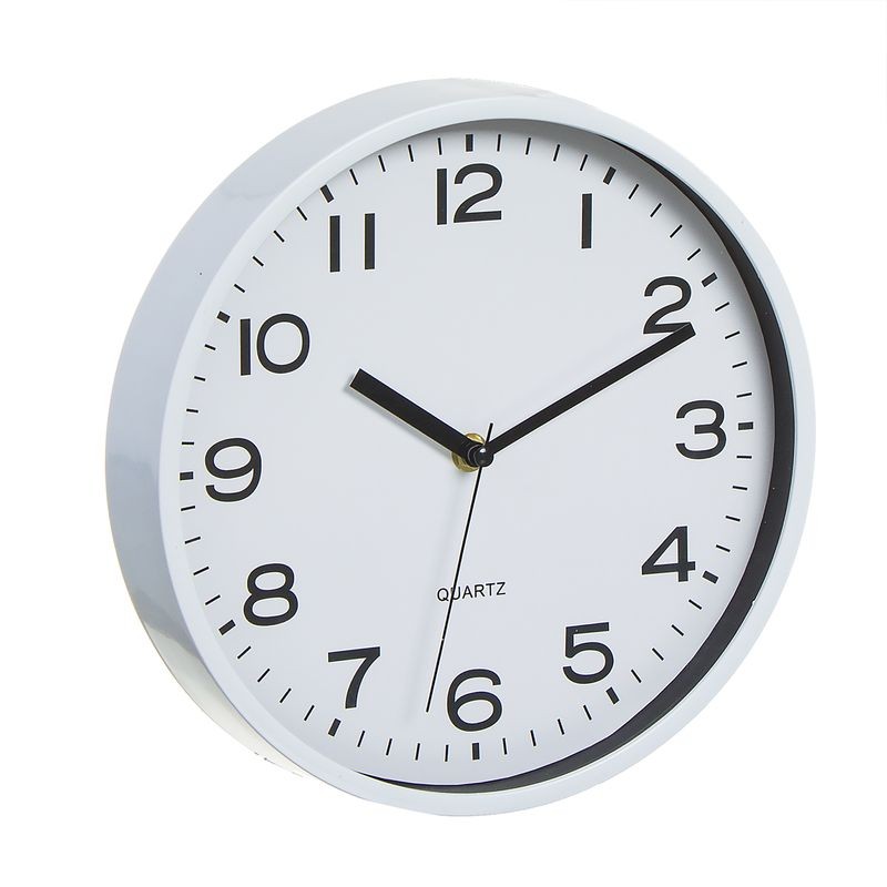 Reloj 25cm blanco