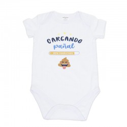 Body bebe t. 0 9 meses cargando pañal