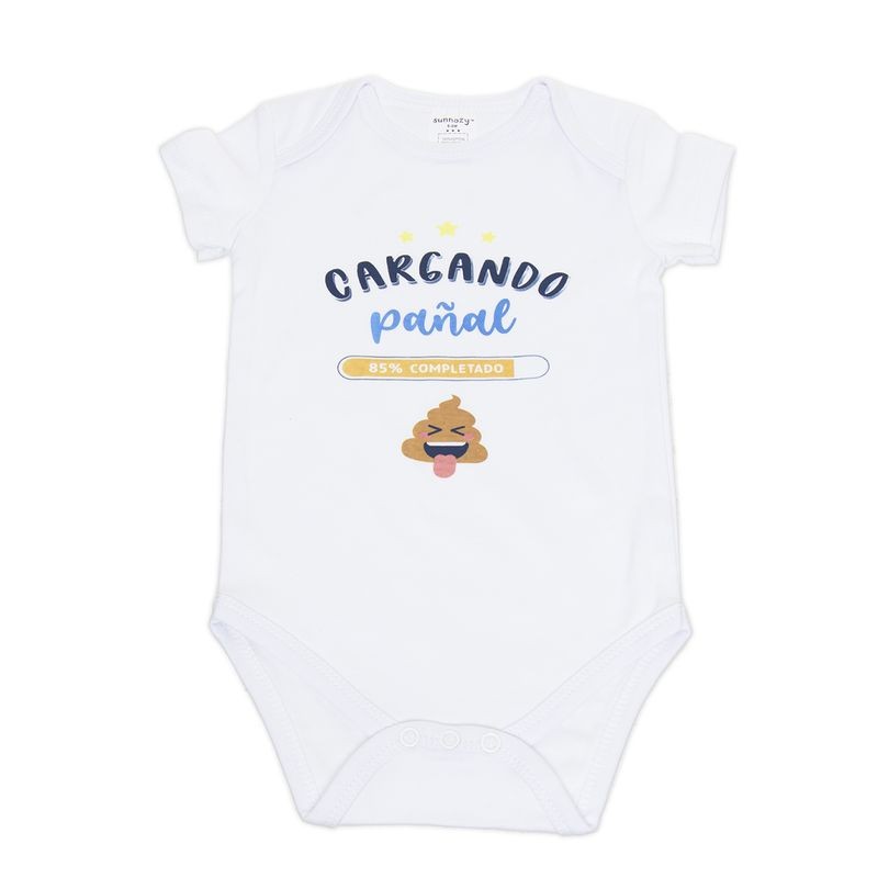Body bebe t. 0 9 meses cargando pañal