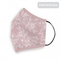 Mascarilla higienica reutilizable adulto floral