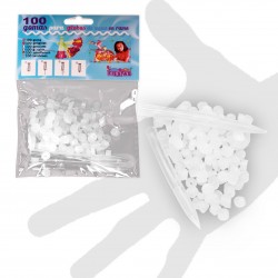 Pack goma para ramo de globos de agua 100 unidades