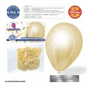 Pack globo metalizado marfil 9r 8 unidades