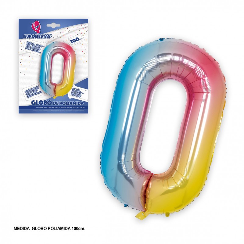 Globo poliamida nº 0 1m tonos