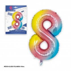 Globo poliamida nº 8 1m tonos