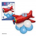 Set globos 9 piezas avion