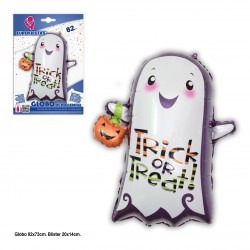Globo poliamida 82x73cm trick or treat halloween