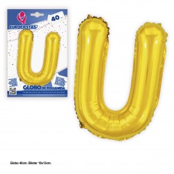 Globos poliamida 40cm oro brillo u