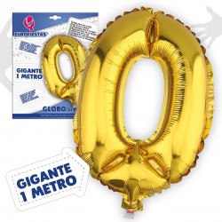 Globos poliamida 1m 0 oro
