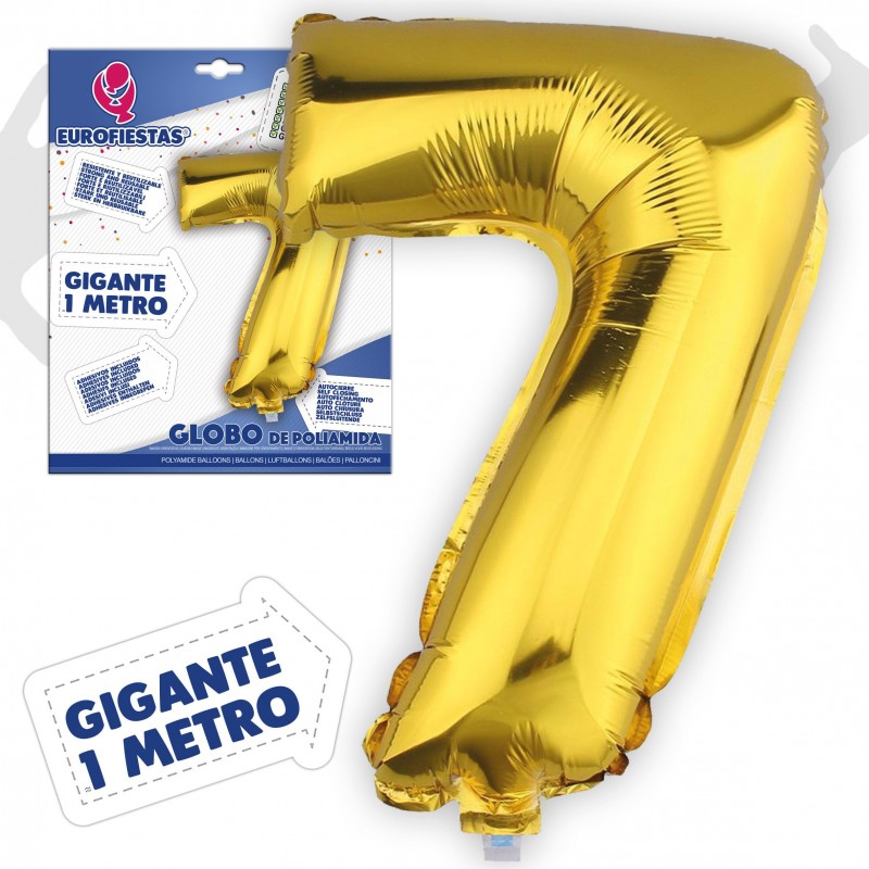 Globos poliamida 1m 7 oro
