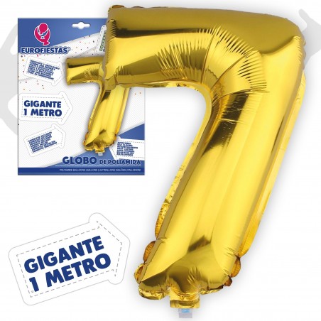 Globos poliamida 1m 7 oro