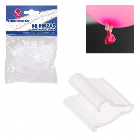 Pinzas v para cerrar globos 60