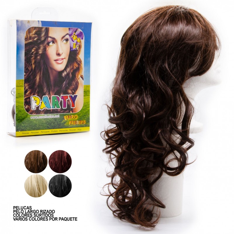 Peluca pelo rizado