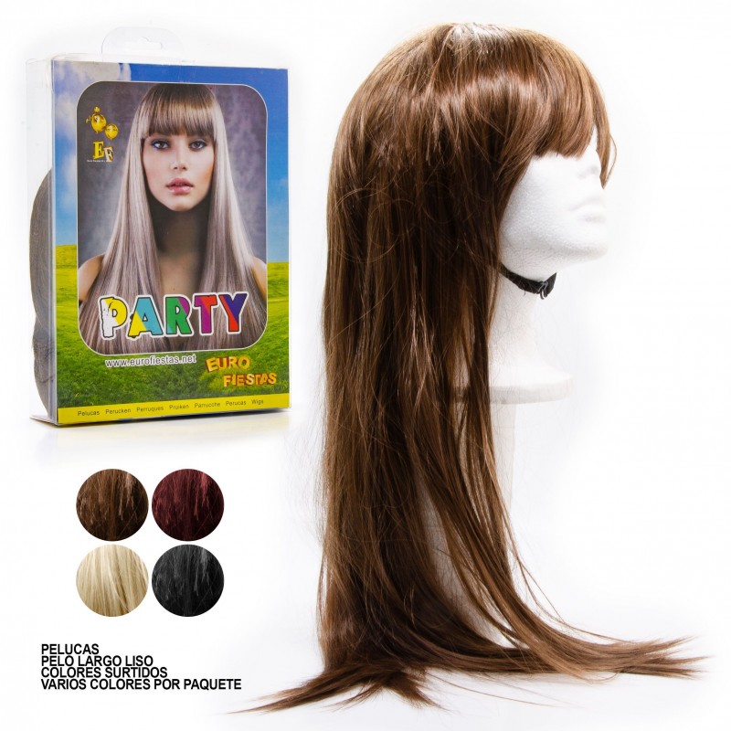 Peluca pelo largo liso