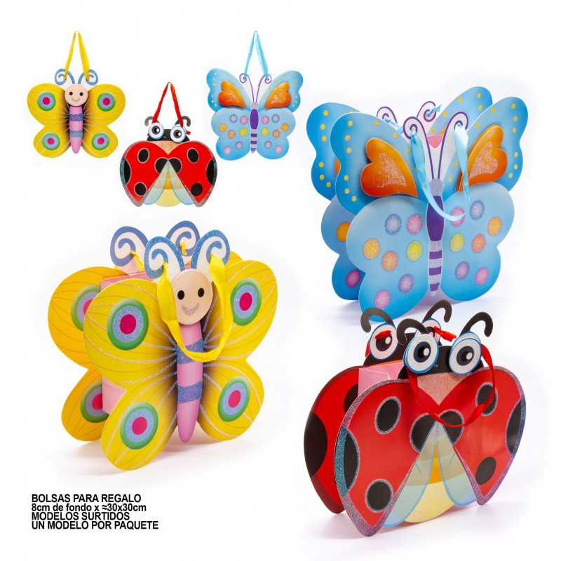 Bolsa regalo 3d animalitos