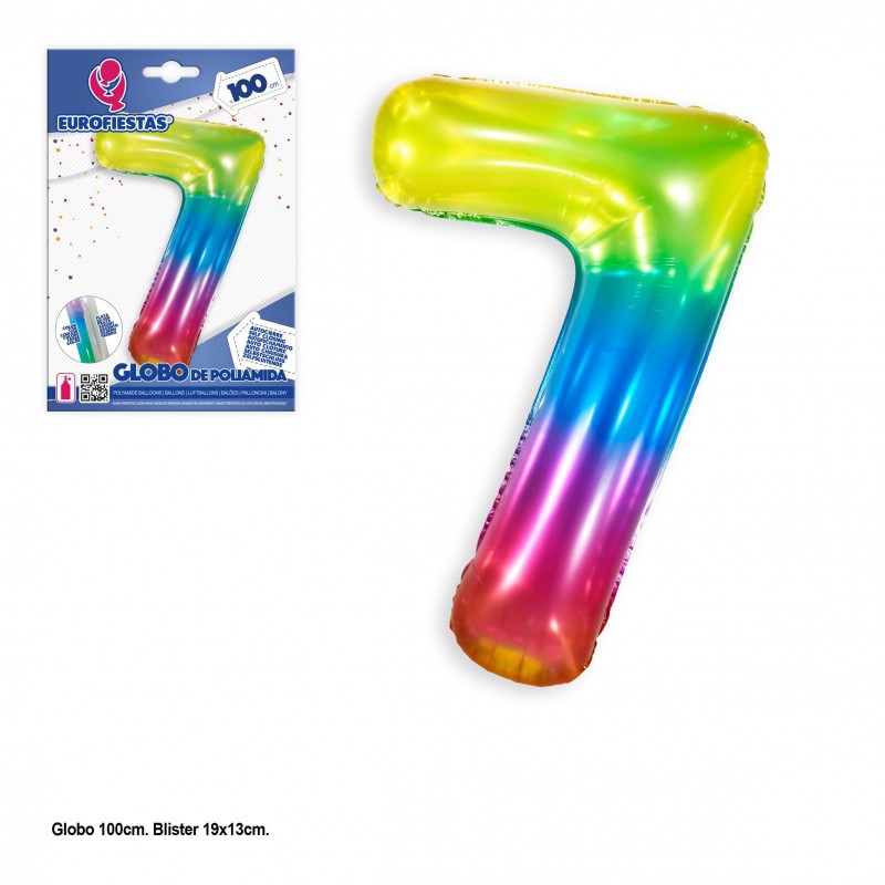 Globo poliamida 1m tonos vivos 7