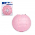 Farolillo redondo 25cm rosa