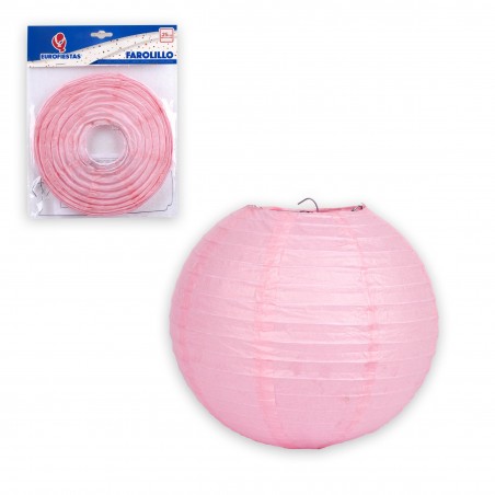 Farolillo redondo 25cm rosa