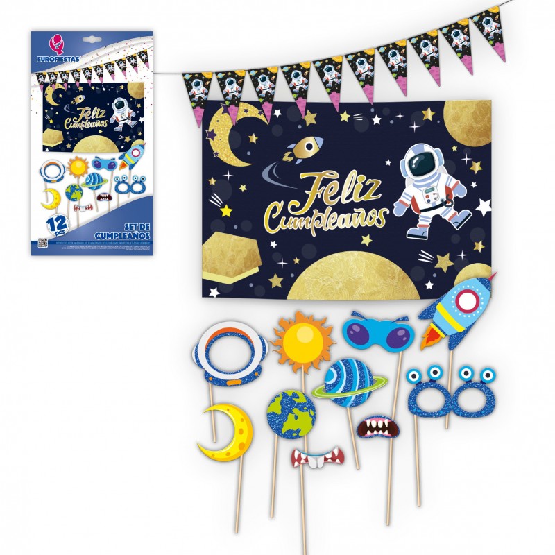 Set cumple cartel astros