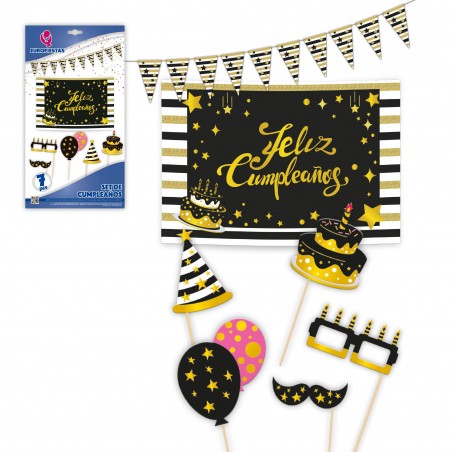 Set cumple cartel champan