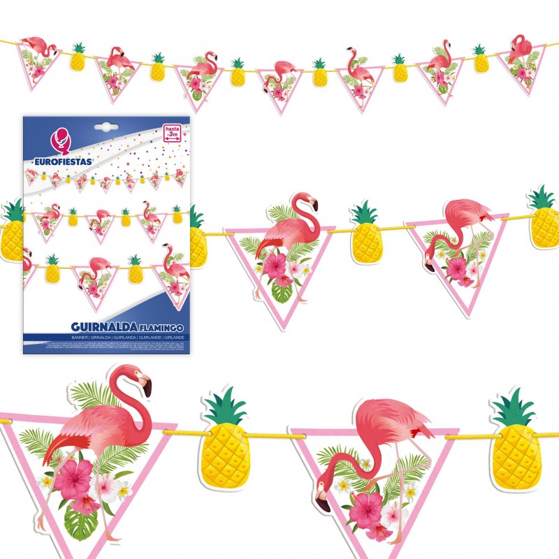 Guirnalda flamingos