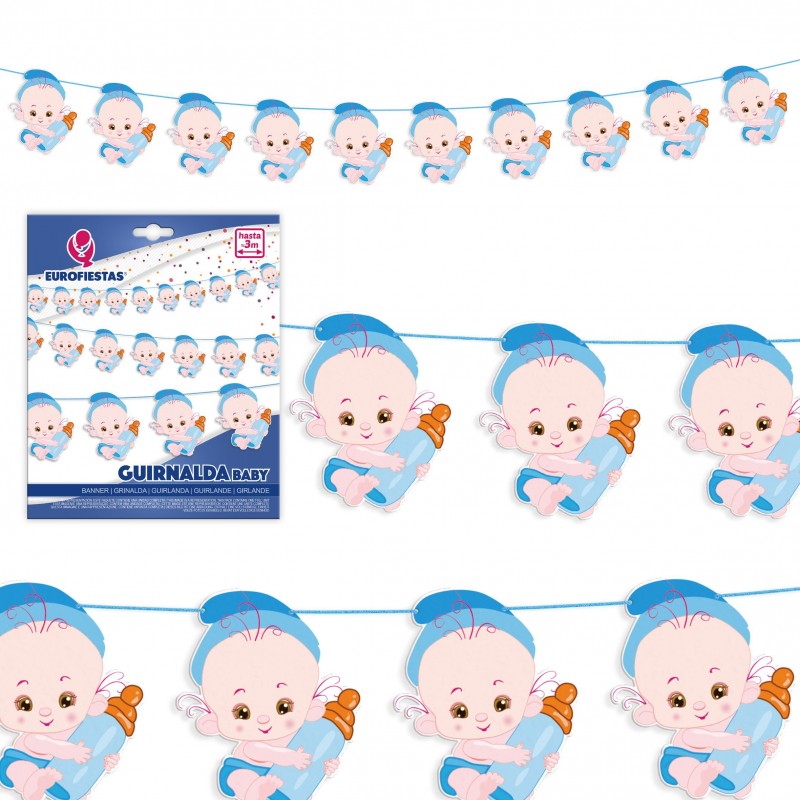 Guirnalda baby azul